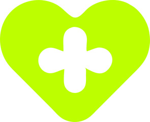 Obraz premium health, icon colored shapes gradient