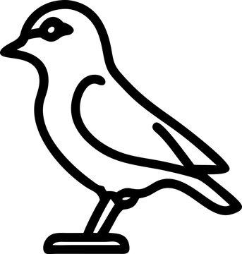 recommend clip art: mountain bluebird, icon outline