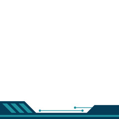 Futuristic Tech Footer