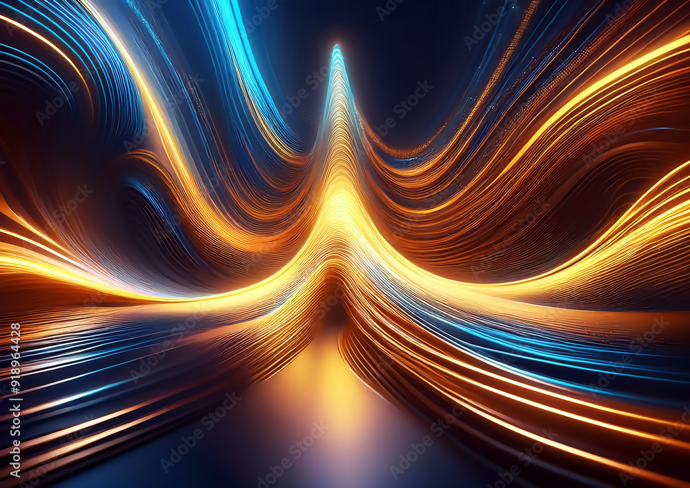 Poster abstract fractal background a computer-generated 2d illustration, texture