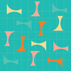 708. 50s Mid Century Modern Pattern 14.eps