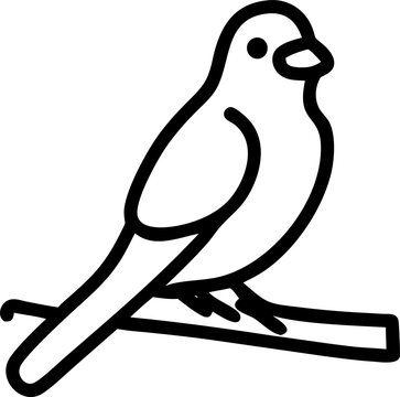 recommend clip art: barn swallow, icon outline