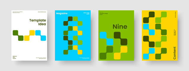 Geometric Brochure Template. Isolated Business Presentation Layout. Abstract Book Cover Design. Background. Poster. Flyer. Report. Banner. Catalog. Leaflet. Handbill. Pamphlet. Brand Identity