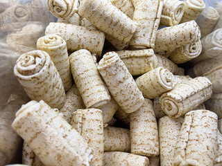 Frozen pancakes at the store.