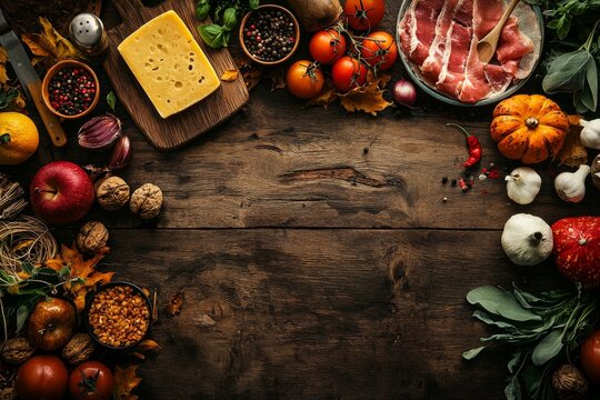 Website and Digital Advertising Design: A creative social media post for a fall cooking class