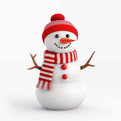 snowman, winter, holiday