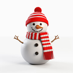 snowman, winter, holiday