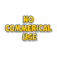 3d no commercial use text