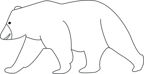 Illustration of a bear