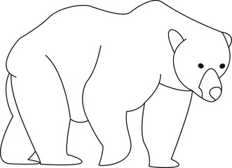 Illustration of a bear