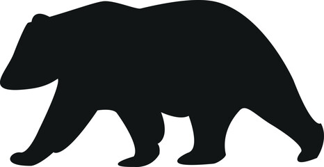 Silhouette of a bear