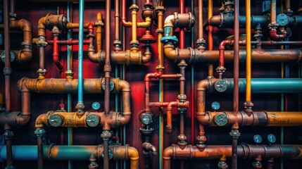 Intricate Network of Pipes