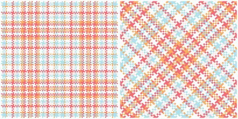 Scottish Tartan Pattern. Checkerboard Pattern Seamless Tartan Illustration Vector Set for Scarf, Blanket, Other Modern Spring Summer Autumn Winter Holiday Fabric Print.