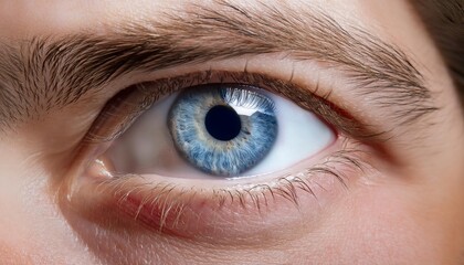 Fototapeta premium Eye close up. Generated image