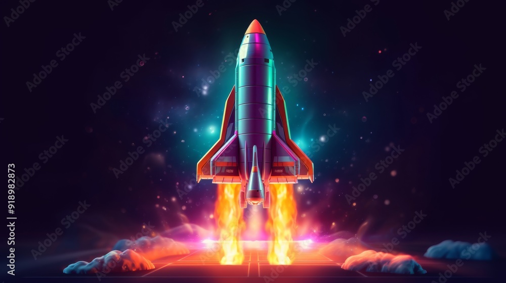Poster the image has a futuristic and adventurous mood