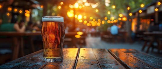 A Glass With A Drink Standing On A Table In A Street Cafe. Illustration On The Theme Of Rest And Food, Travel And Tourism.  Generative AI