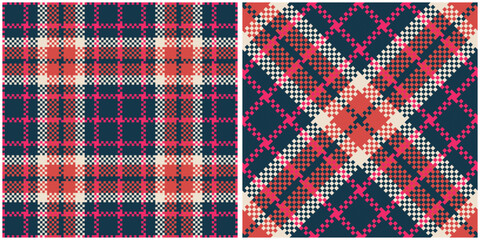 Scottish Tartan Pattern. Tartan Plaid Vector Seamless Pattern. Template for Design Ornament. Seamless Fabric Texture.