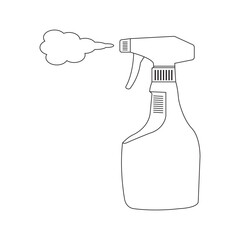 Spray Bottle Icon design
