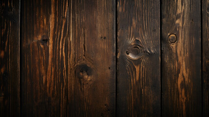 Fototapeta premium Detailed Aged Wood Texture with Dark Grunge Finish and Weathered Appearance
