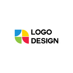 business company colorful logo design