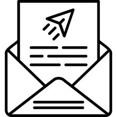 Send Mail Vector Icon Design