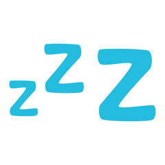 Letter Z doodle font typography set