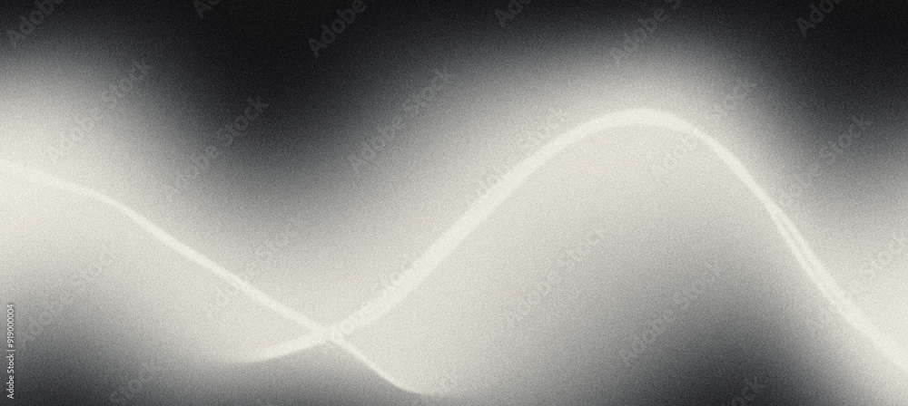 Poster simple abstract backdrop with a white light trail cutting across a textured dark background