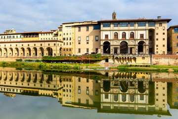 Fototapeta premium Uffizi Gallery in Florence, Tuscany, Italy