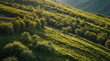 Naklejka premium panorama of the mountains in autumn