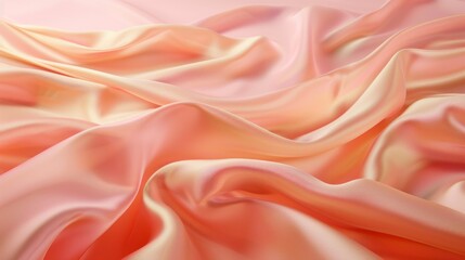 A pink fabric with a wave pattern