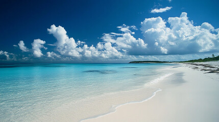 tropical beach with blue sky. image with copyspace