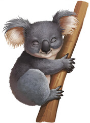 koala in tree