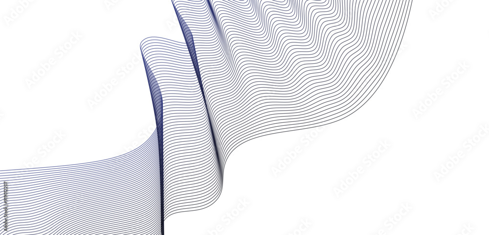 Poster abstract futuristic line stripe pattern on white background. abstract modern background futuristic. 