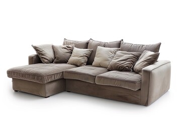 Obraz premium Sectional Sofa isolated on a white background