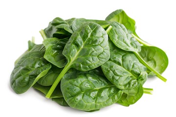 Spinach isolated on a white background