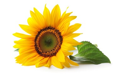 Fototapeta premium Sunflower isolated on a white background