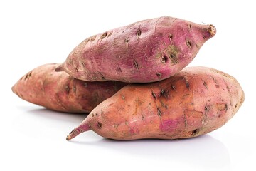 Sweet Potato isolated on a white background