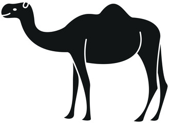 Camel silhouette illustration