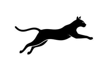 A jumping Cat vector illustration