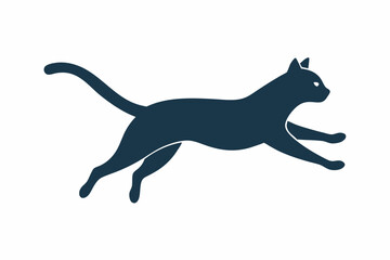 A jumping Cat vector illustration
