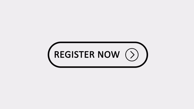 Animated 'Register Now' button with arrow, ideal for online courses, registrations, services, boosting engagement, and enhancing user interaction, promotion, isolated video