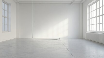 Obraz premium Empty Room with Sunlight