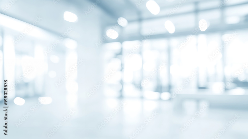 Aufkleber a minimalistic abstract representation of a modern office space with soft lighting and a blurred bac