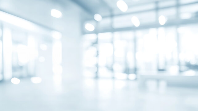 A minimalistic abstract representation of a modern office space with soft lighting and a blurred background, symbolizing professionalism and focus.