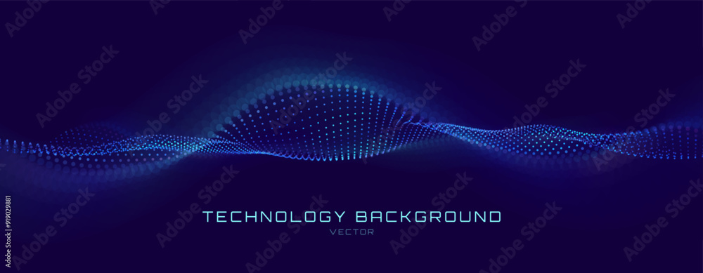Aufkleber Crypto Blockchain Data Background. Blockchain Grid Abstract Vector Background. Technology of Future Banner Design.
