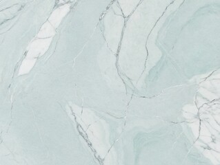 Obraz premium Gentle aqua marble with subtle white and silver veins creating a serene effect