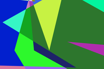 Colorful flat abstract geometric psychedelic pop art poster background