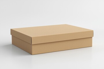Paper Box Mockup A4 on isolated background created with Generative AI
