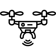 Drone Vector Icon Design
