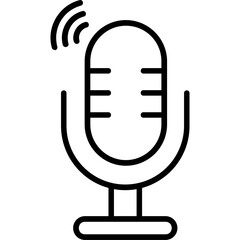 Microphone Vector Icon Design